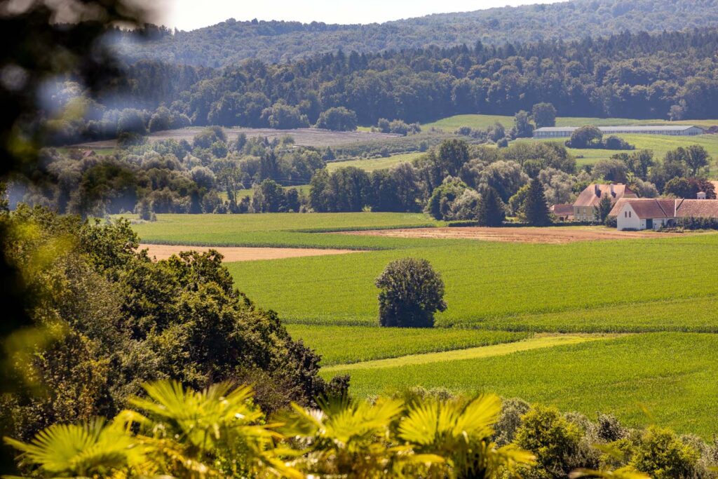 Umliegende Landschaft des Schlosses