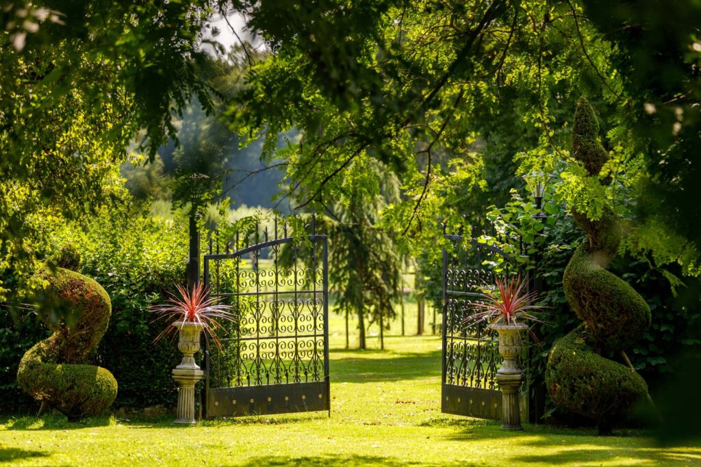 Tor zum Schlossgarten des Schloss Hantbergs